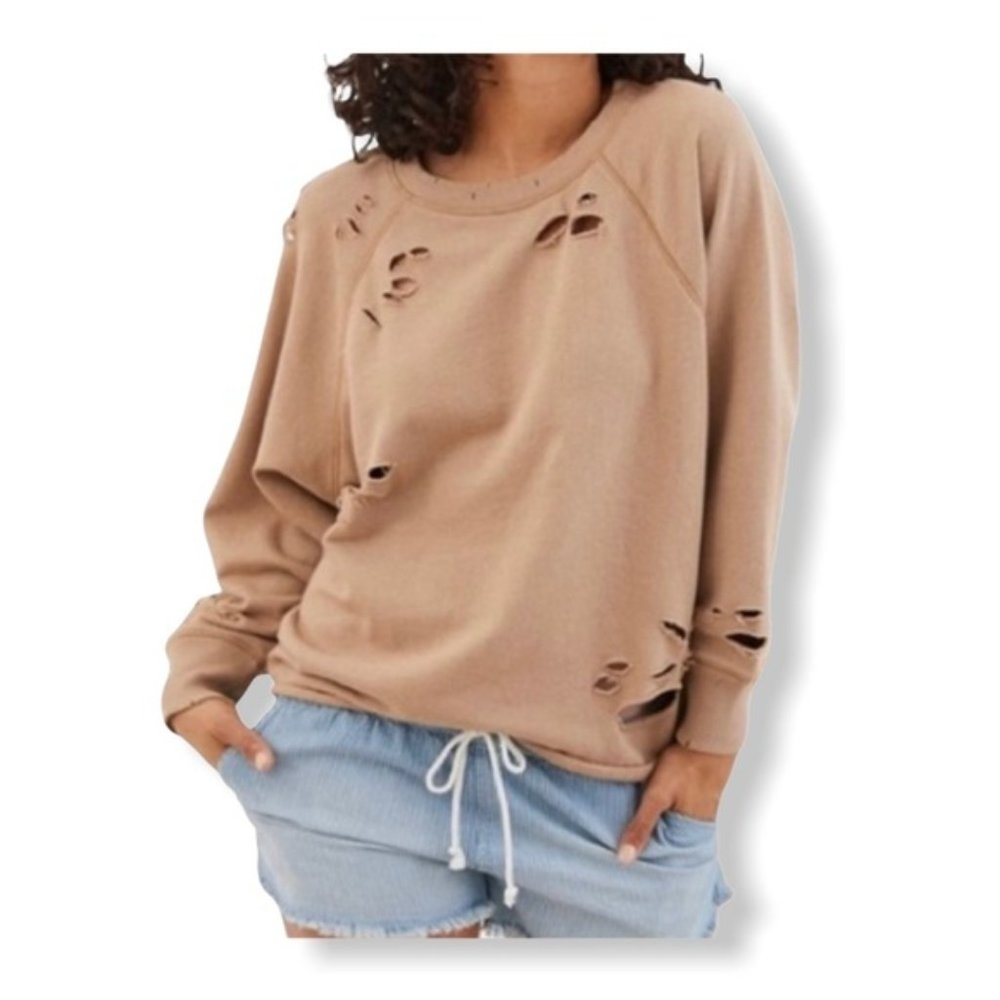 Arie distressed sweater